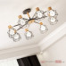 Потолочная люстра CORF B3 Black 5 lamps