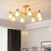 Потолочная люстра CORF B3 Black 5 lamps