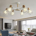 Потолочная люстра CORF B3 Black 5 lamps