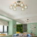 Потолочная люстра CORF B3 Black 5 lamps
