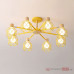 Потолочная люстра CORF B3 Black 5 lamps