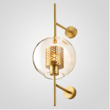Настенный светильник CATCH WALL ball L58 brass