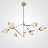 Люстра Harlow Spoke Chandelier White