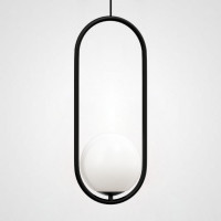 Подвесной светильник Matthew McCormick hoop 50 Black MILA Pendant
