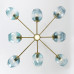 Люстра на штанге MARINE D104 10 lamps Black/Blue