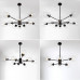 Люстра на штанге MARINE D104 10 lamps Black/Blue