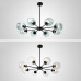 Люстра на штанге MARINE D104 10 lamps Black/Blue