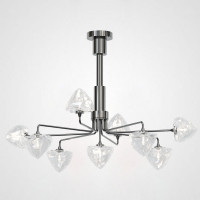 Люстра на штанге ICE 9 lamps Black
