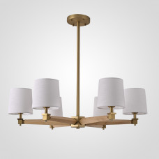 Люстра Jorgenson D85 White/Light wood