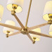 Люстра Jorgenson D85 White/Light wood
