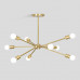 Люстра на штанге SPUTNIK D75 Gold