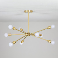 Люстра на штанге SPUTNIK D75 Gold
