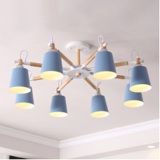 Люстра на штанге VARDA 8 lamps Blue