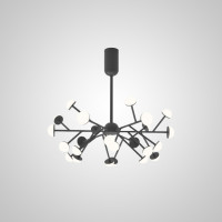 Потолочная люстра HILVI D68 Black