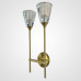 Бра RH Torche De Verre Double wall lamp Бра RH Torche De Verre Double wall lamp