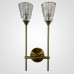 Бра RH Torche De Verre Double wall lamp Бра RH Torche De Verre Double wall lamp