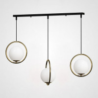 Подвесной светильник HOOP-TRIO Латунь, Круг, Планка