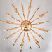 Люстра BRASS AND GLASS LOOP CHANDELIER D60