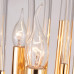 Люстра BRASS AND GLASS LOOP CHANDELIER D60
