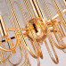Люстра BRASS AND GLASS LOOP CHANDELIER D60