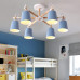 Люстра на штанге VARDA 8 lamps Pink