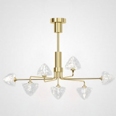 Люстра на штанге ICE 7 lamps Gold