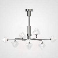 Люстра на штанге ICE 7 lamps Black