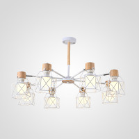 Потолочная люстра CORF B3 White 8 lamps