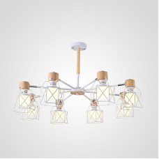 Потолочная люстра CORF B3 White 8 lamps