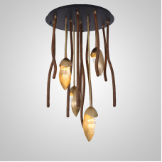 Потолочный светильник TUSKET MORE L4 Dark brown