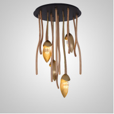 Потолочный светильник TUSKET MORE L4 Light brown