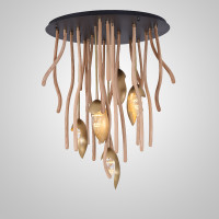 Потолочный светильник TUSKET MORE L5 Light brown