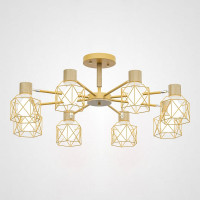 Потолочная люстра CORF B3 Yellow 8 lamps