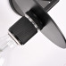Бра RH Utilitaire Knurled Disk Shade Sconce Black