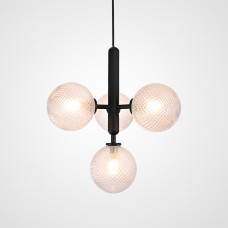 Подвесной светильник RAFFIN 4 Transparent Black
