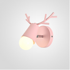 Бра с рожками DEER A Pink