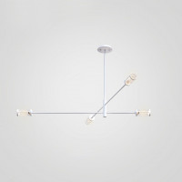 Дизайнерская люстра SKELBY H16 White/Transparent
