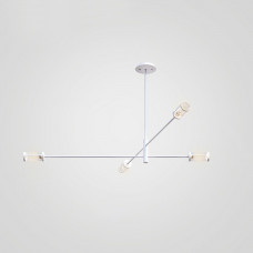 Дизайнерская люстра SKELBY H16 Black/Transparent