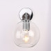 Бра RH Utilitaire Globe Shade Single Sconce Silver