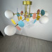 Потолочная люстра MATISSE B D80 Gold Multicolor