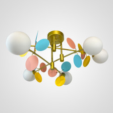 Потолочная люстра MATISSE B D80 Gold Multicolor