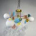 Потолочная люстра MATISSE B D80 Gold Multicolor