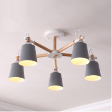 Люстра на штанге VARDA 5 lamps Grey