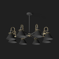Люстра на штанге CODA D94 Black