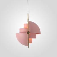 Люстра Louis Weisdorff Gubi Multi-lite Pendant Pink