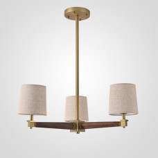 Люстра Jorgenson D70 Beige/Dark wood