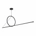 Подвесной светильник SUSPENSION CERCLE ET TRAIT – GRAPHITE SATINE L170