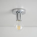 Потолочный светильник RH Utilitaire Socket Flushmount Silver
