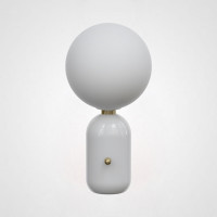 Настольная лампа Parachilna Aballs white (D25)