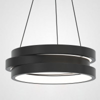 Подвесной кольцевой светильник GALO  D42,5 Black